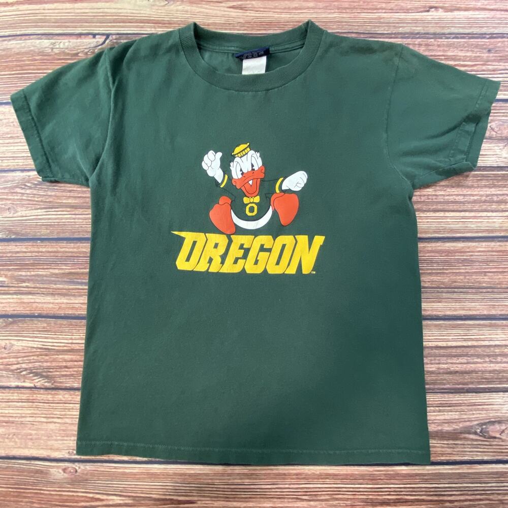 VTG University of Oregon Ducks Disney Donald Duck Jansport T-Shirt Kids Large